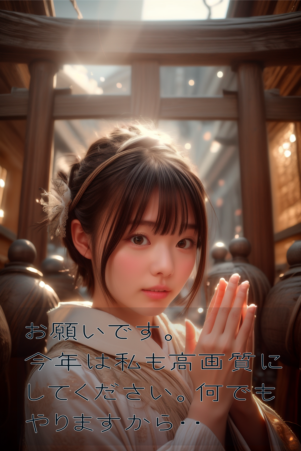 こっそりお願い | の人気AIイラスト・グラビア