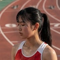 陸上部のクールダウン中 3枚目