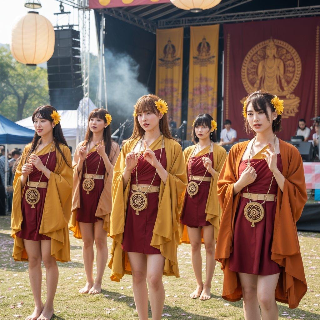 仏教風のアイドルグループ