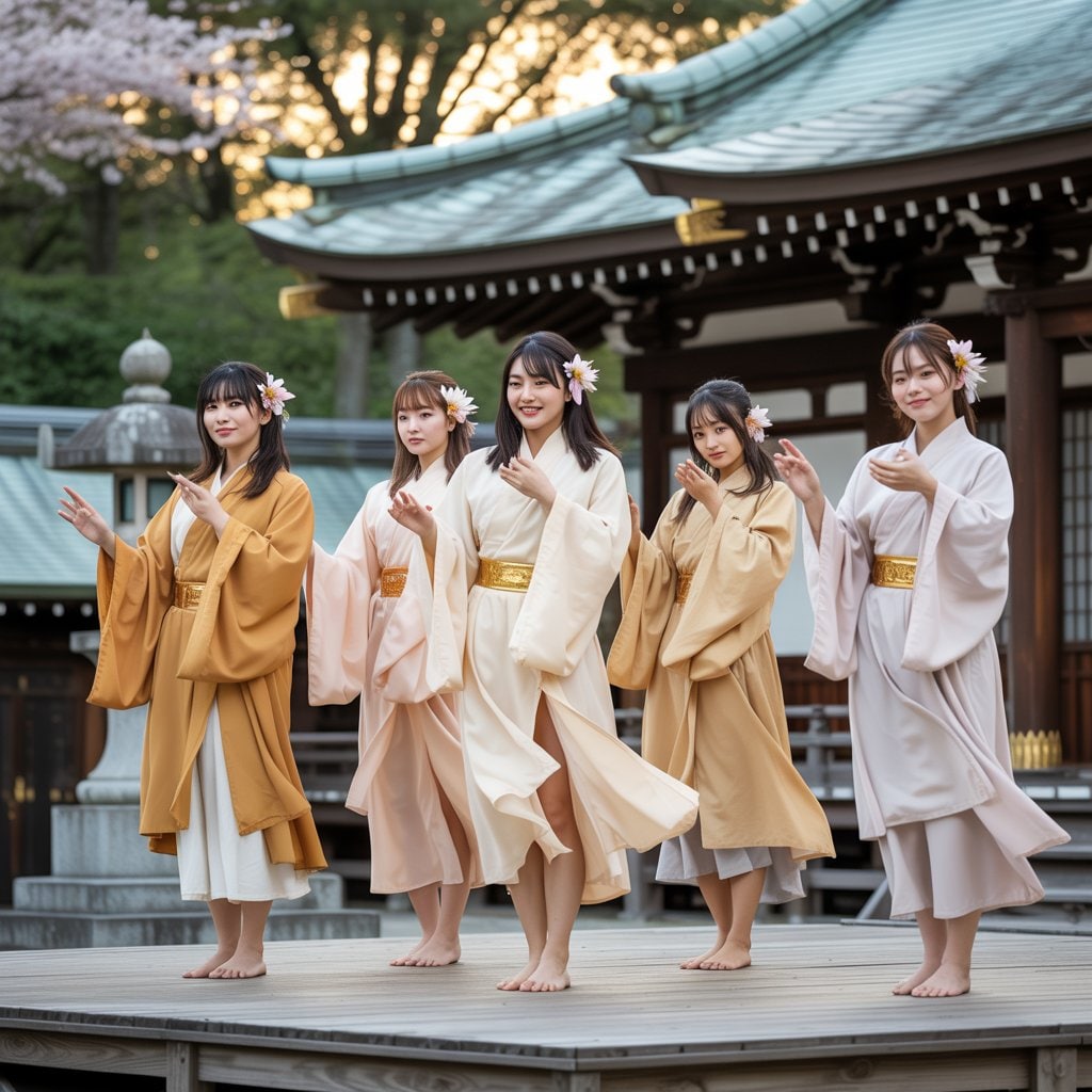 仏教風のアイドルグループ | の人気AIイラスト・グラビア