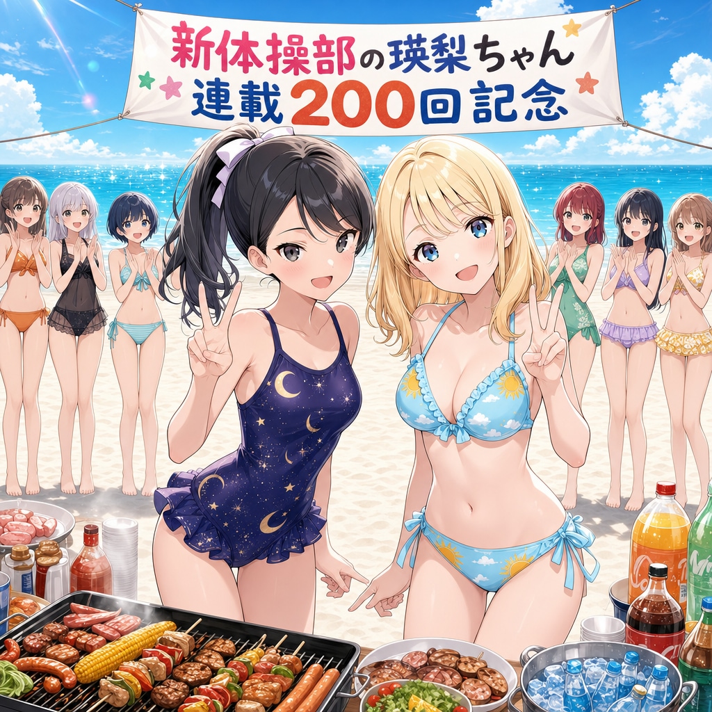 『新体操部の瑛梨ちゃん』・連載200回記念作