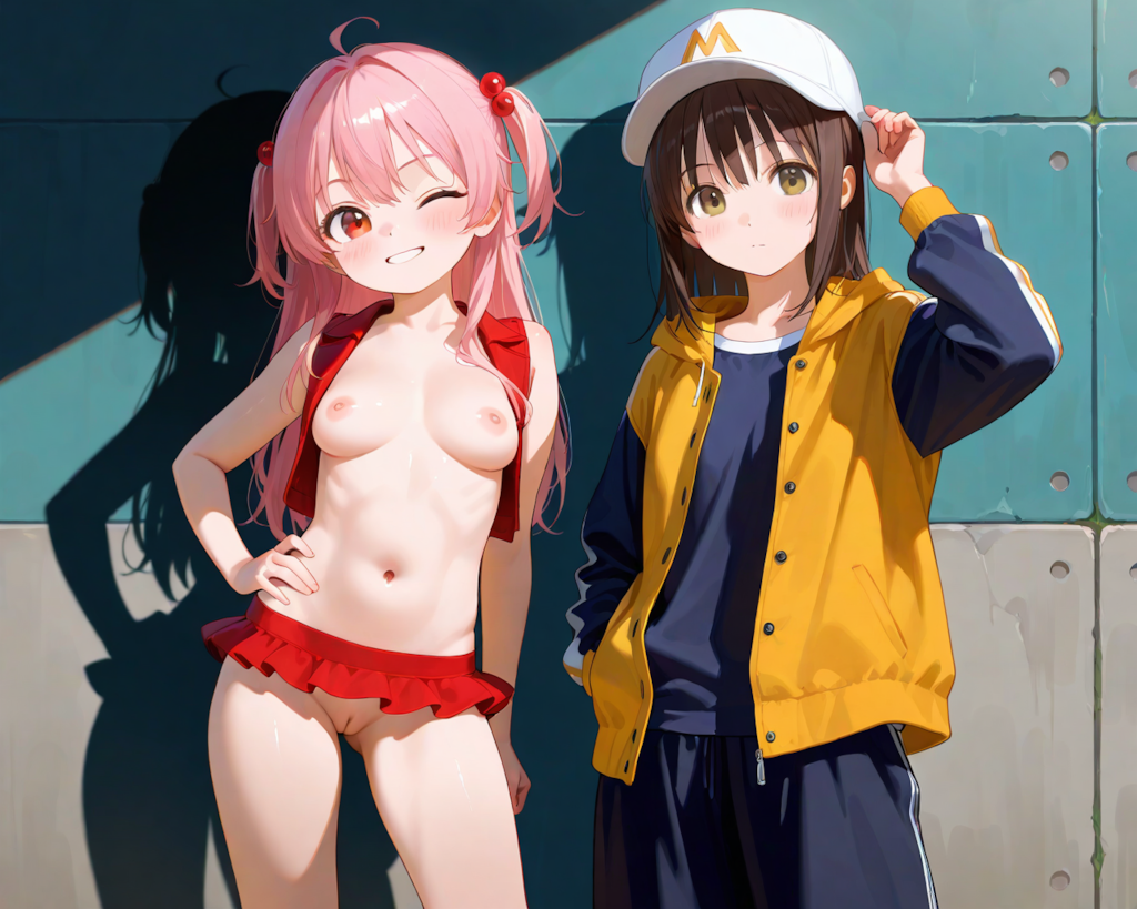 親友のツーショット