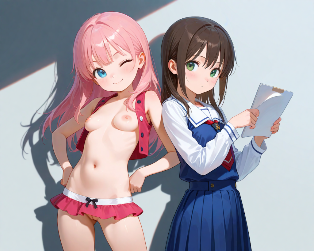 親友のツーショット