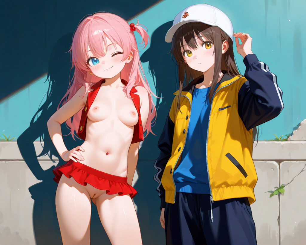 親友のツーショット