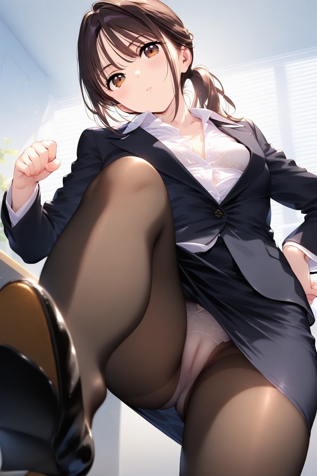 靴が壊れちゃったっていうけど、靴よりマンスジ見ちゃう