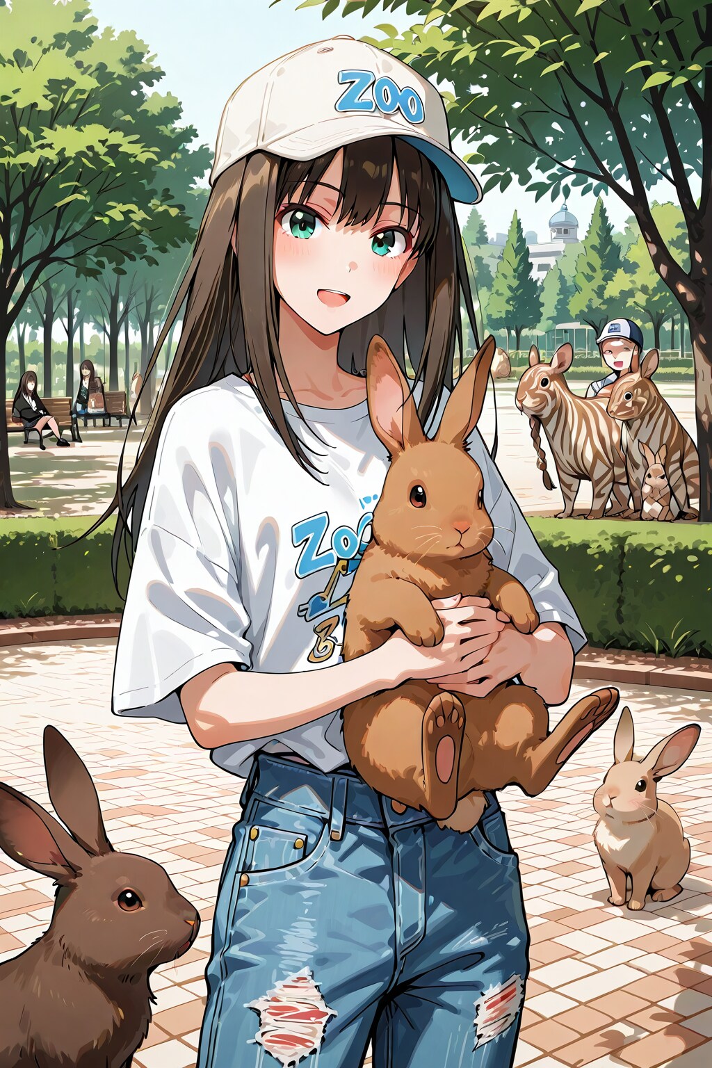PR動画の撮影　テーマは動物園デート | の人気AIイラスト・グラビア