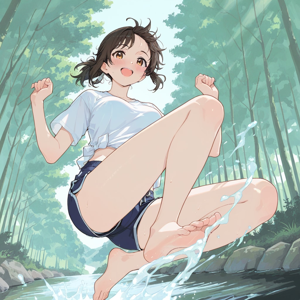 川遊び