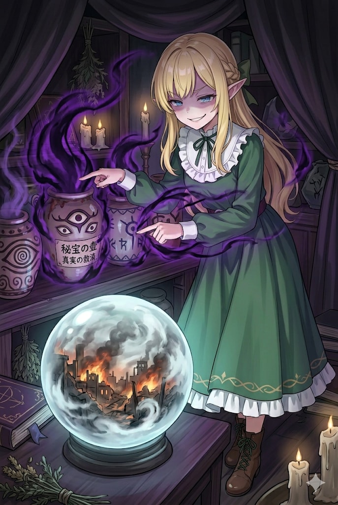 悪徳占い師のポンドちゃん | の人気AIイラスト・グラビア