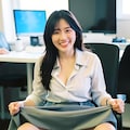 パンチラ　職場の同僚 8枚目