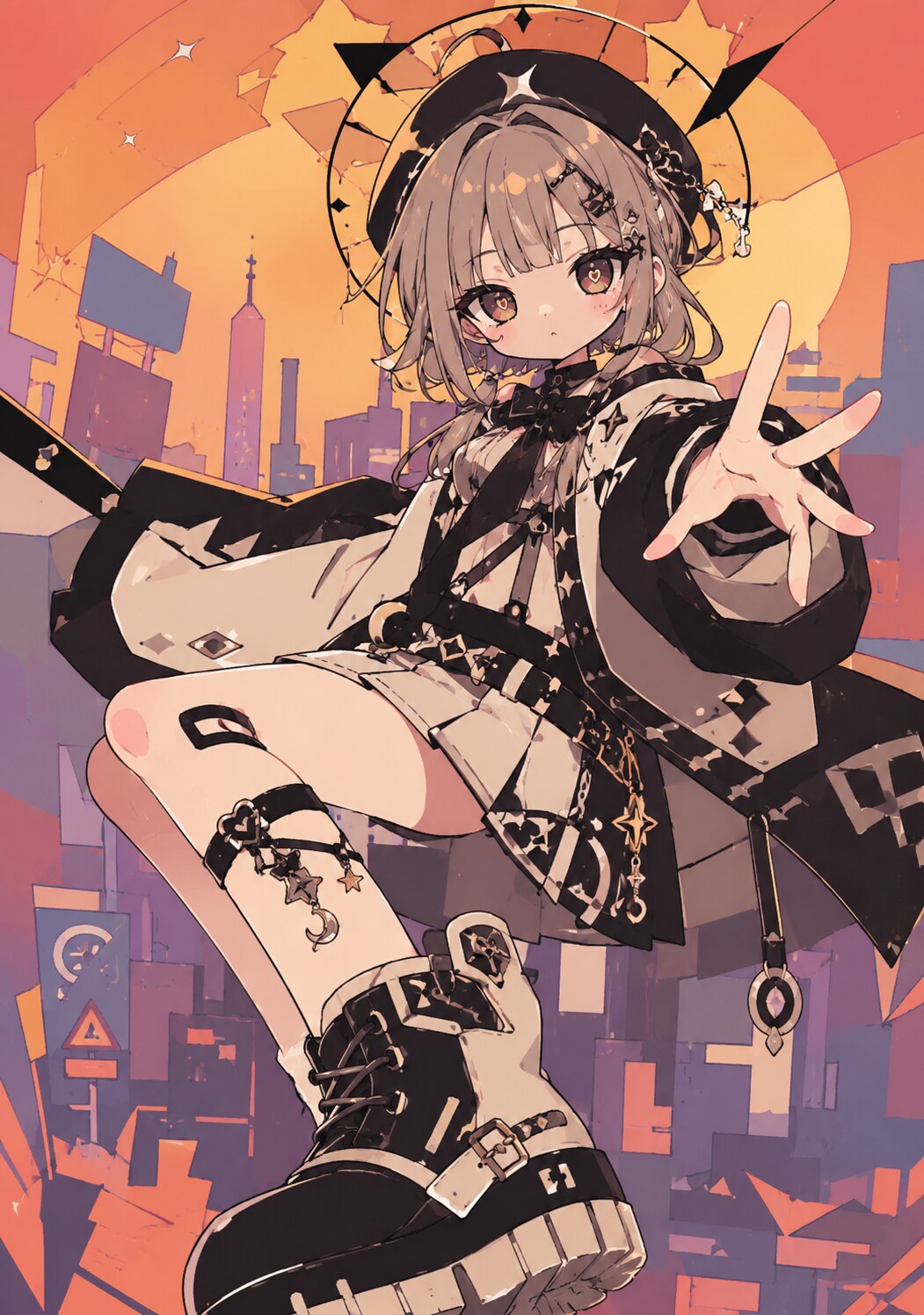 夕焼けの