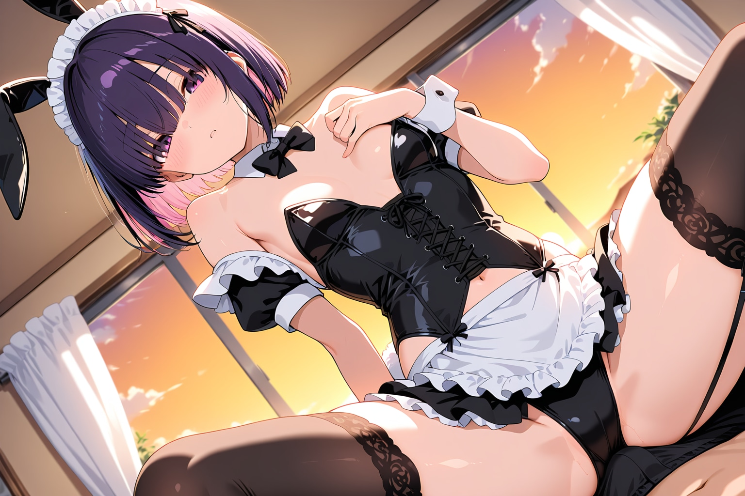 不愛想後輩ちゃん52『跨りポーズ』