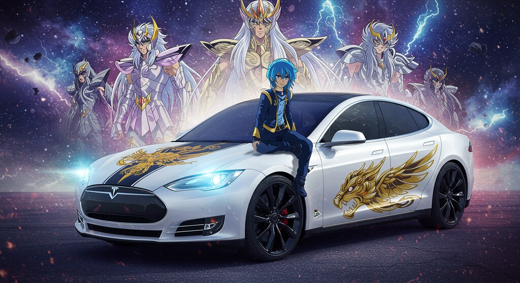 聖闘士星矢とテスラセダン