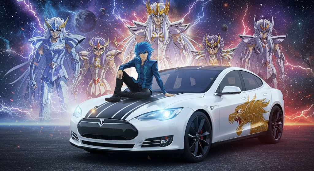 聖闘士星矢とテスラセダン