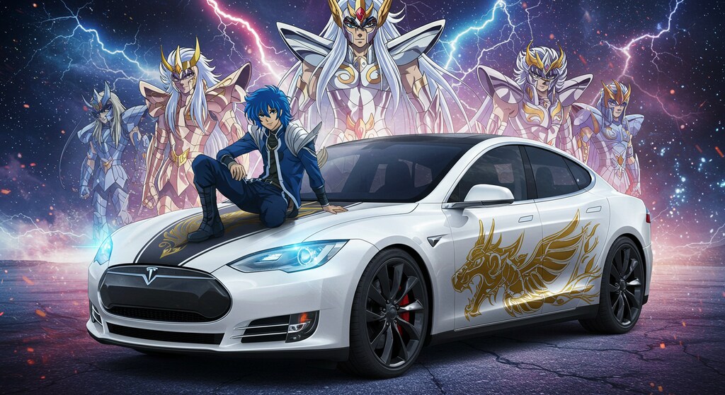 聖闘士星矢とテスラセダン