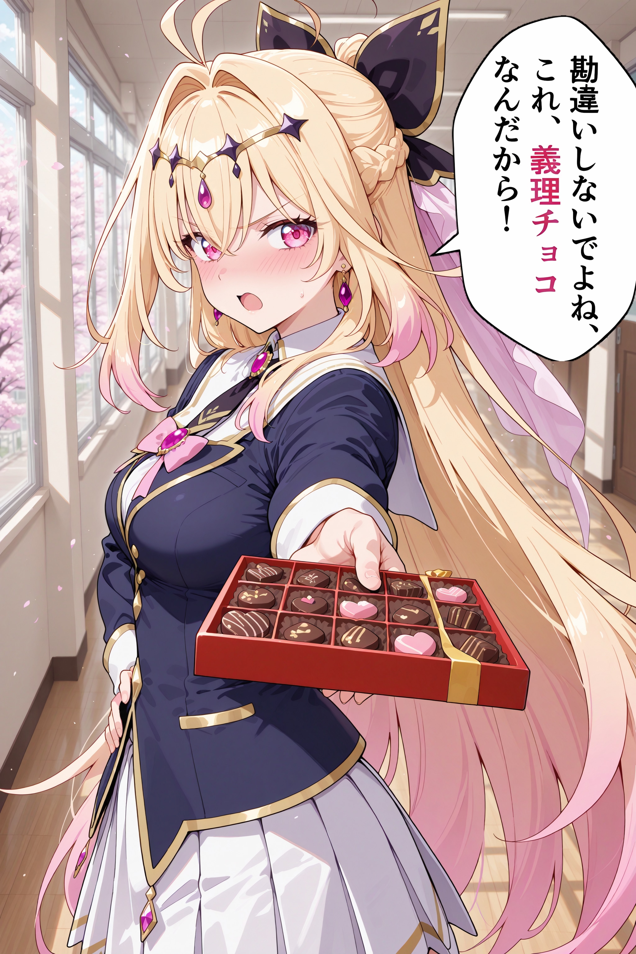 ツンデレバレンタインチョコなキュアアルカナ・シャドウ | の人気AIイラスト・グラビア