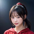 パーカーでポロリ 3枚目