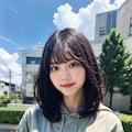 パーカーでポロリ 11枚目