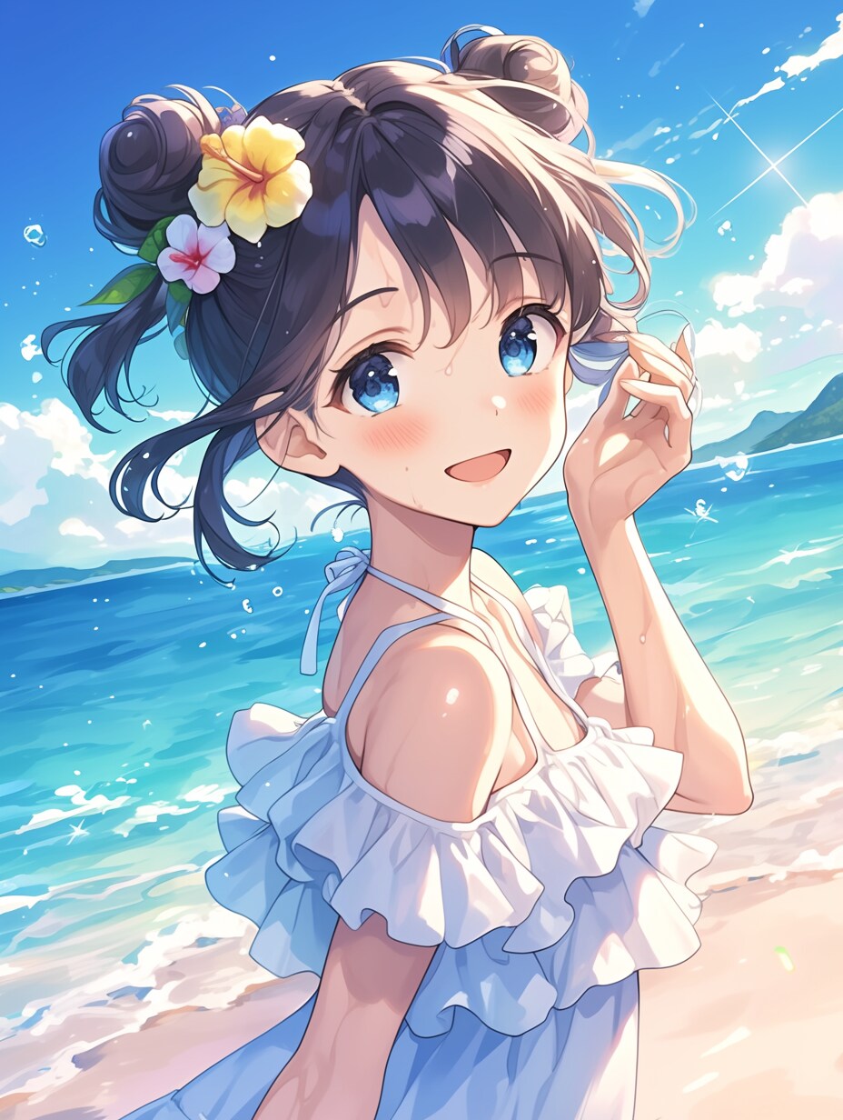 おだんごちゃん🍡✨の夏15 | の人気AIイラスト・グラビア