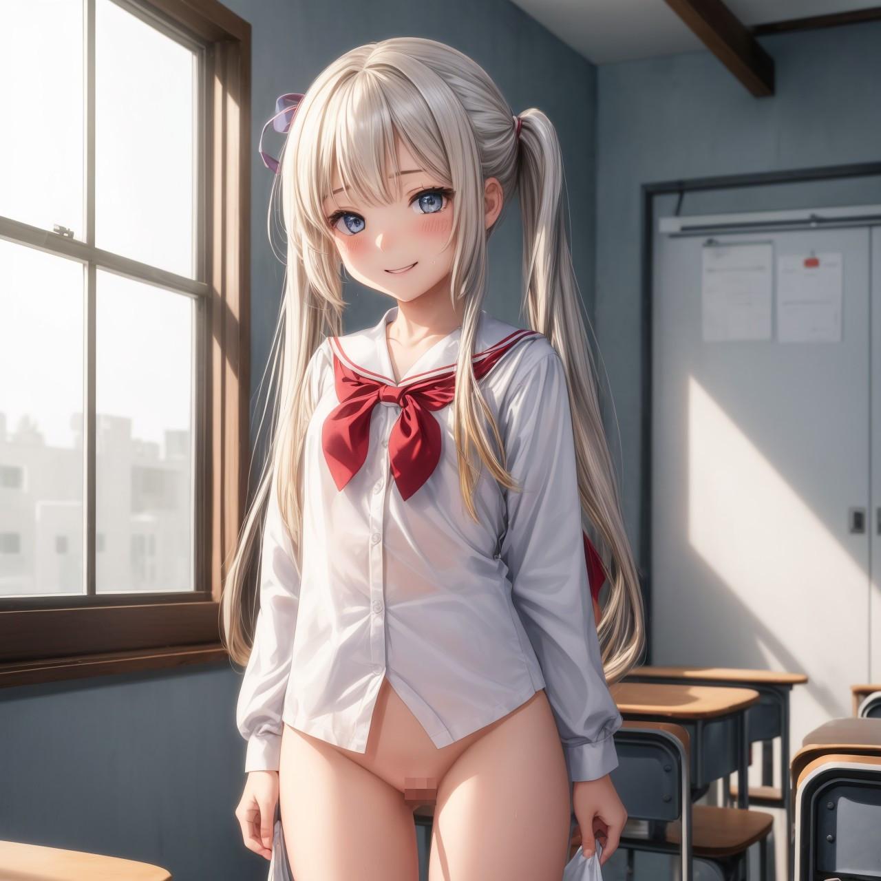 誰もいなくなった教室で行われる情事