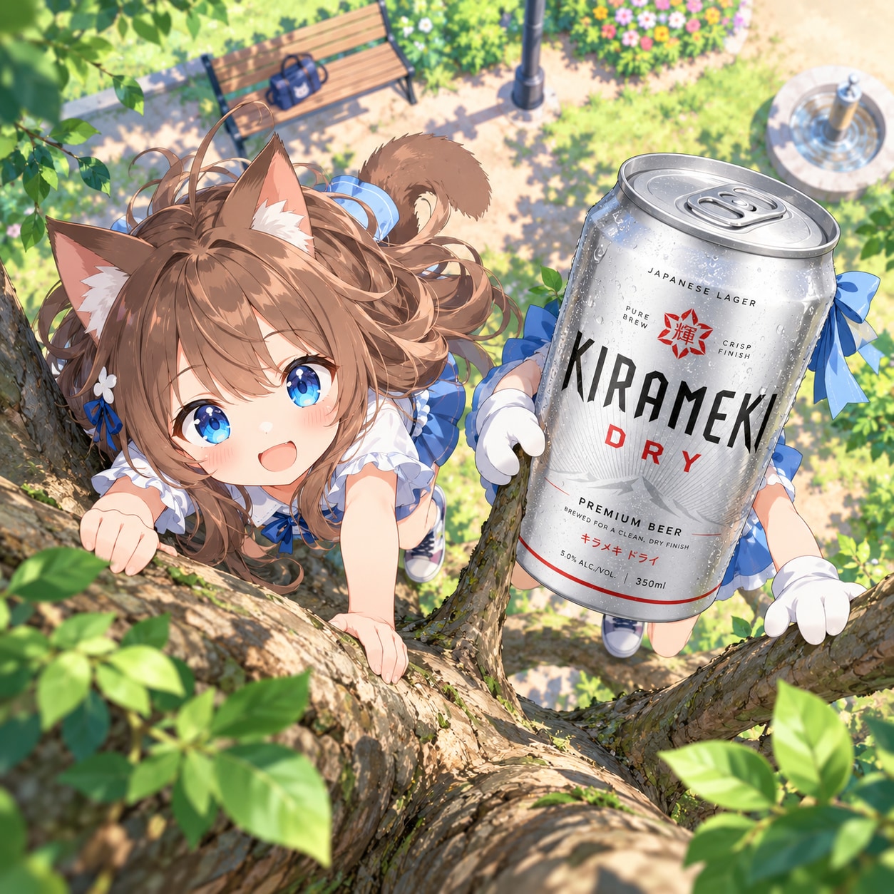 木登りする小さな女の子 | の人気AIイラスト・グラビア