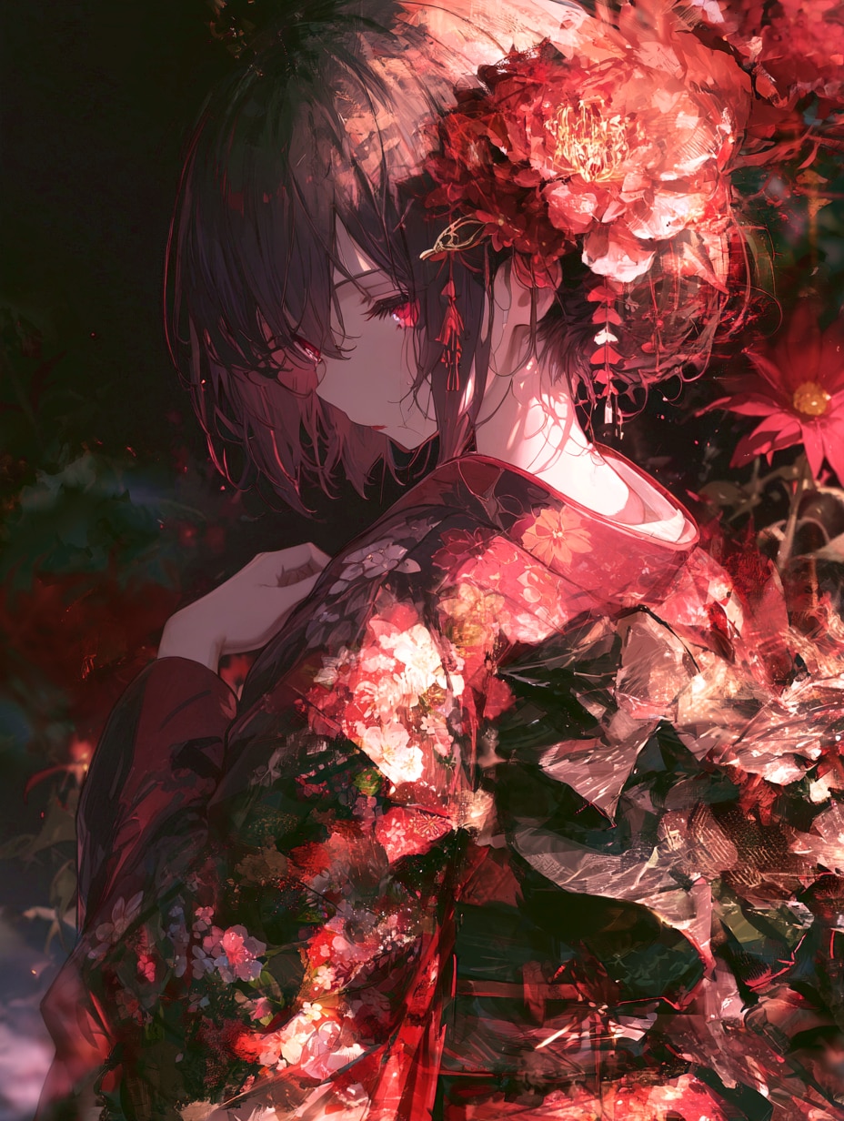 紅色 | の人気AIイラスト・グラビア