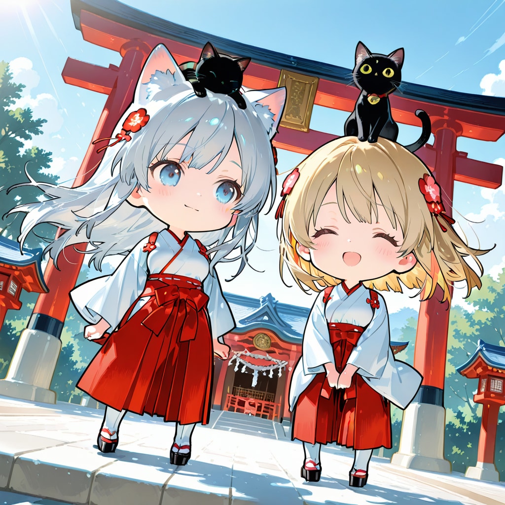 お姉ちゃん、猫耳忘れてるよ