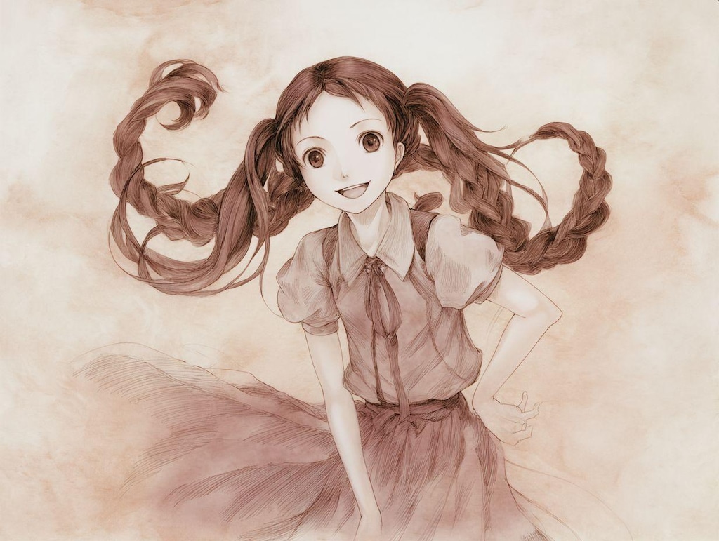 水墨画調のturning