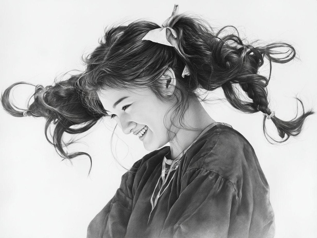 水墨画調のturning