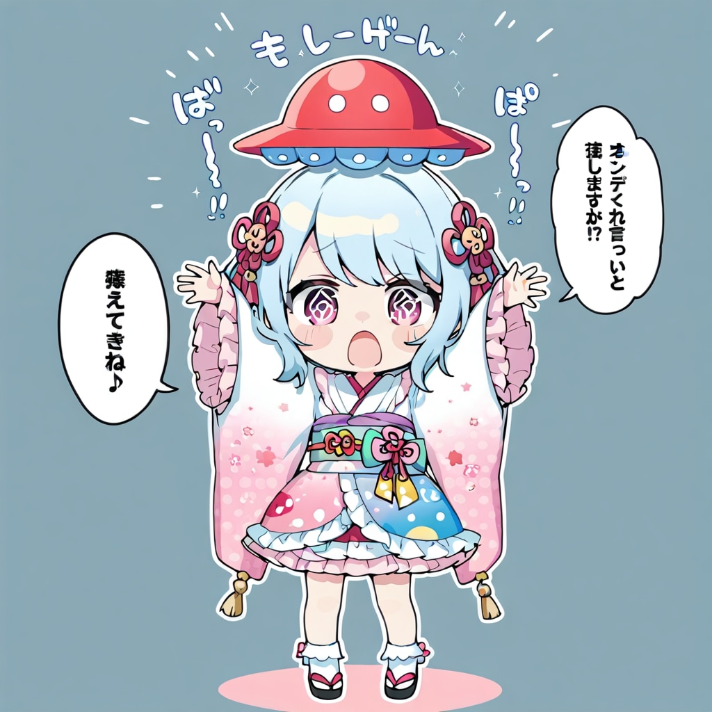 UFOと青髪ちゃん