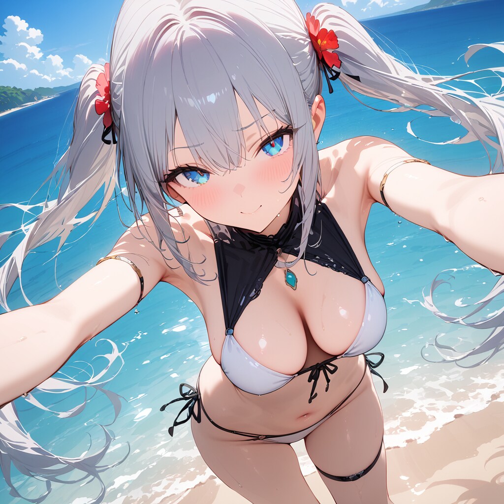 紗奈(さな)と海デート