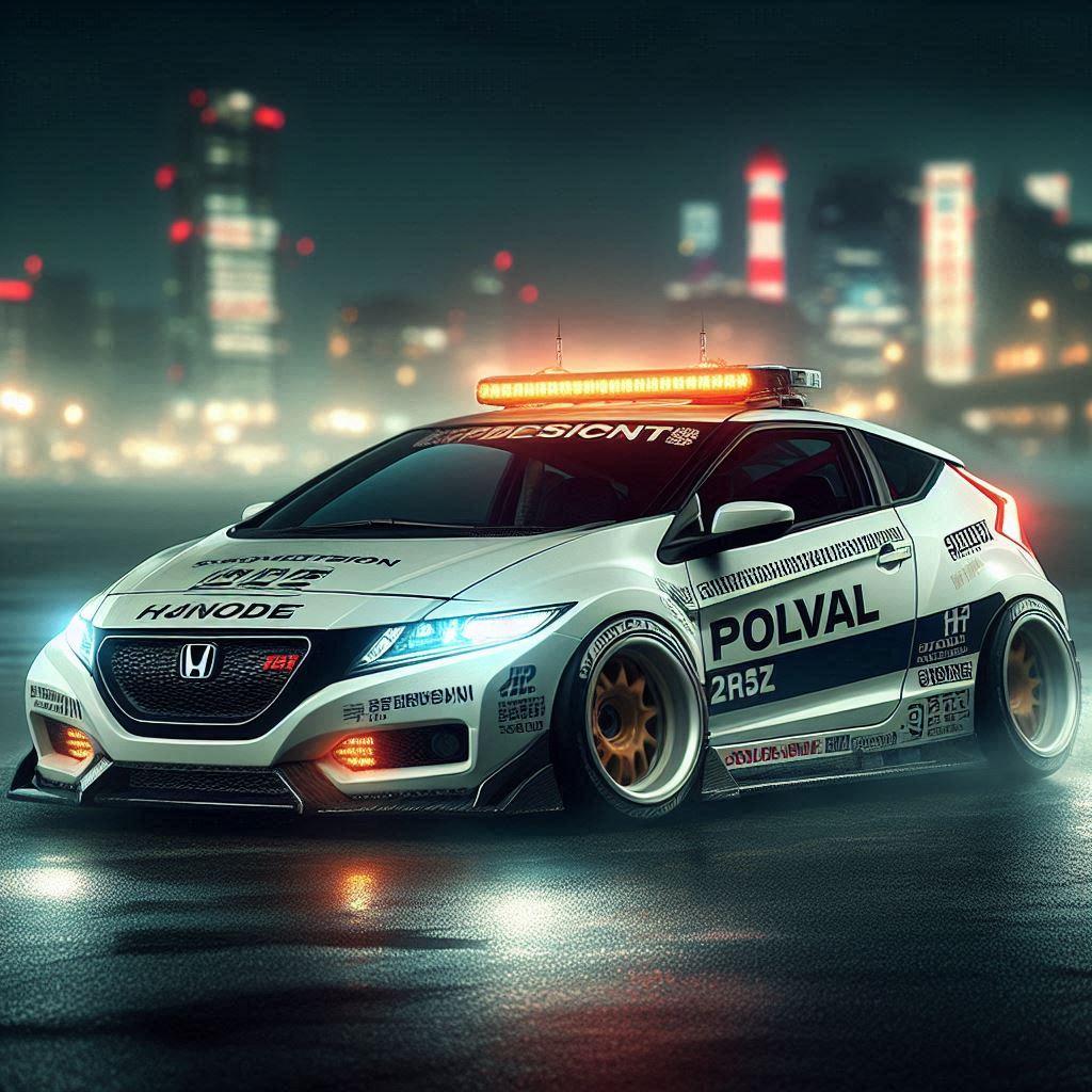 ホンダCR-Zパトカーのドリ車 | の人気AIイラスト・グラビア