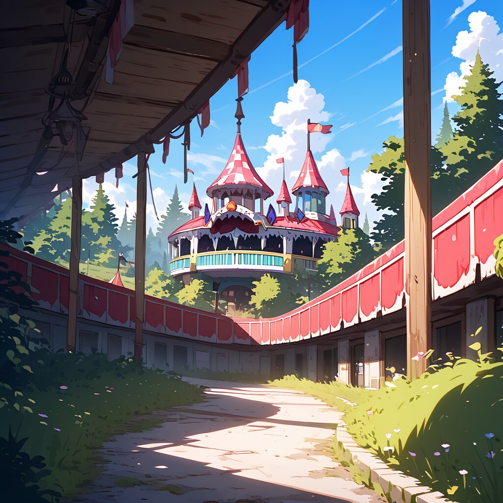 ぽつんと建てられた遊び場 | の人気AIイラスト・グラビア