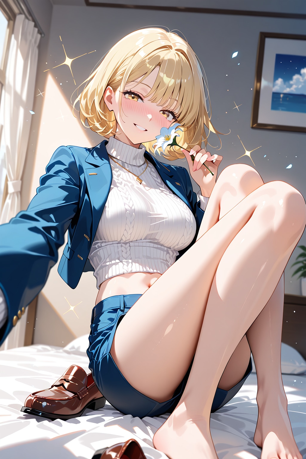 キラリンっ♡　自分の可愛さにうっとりしちゃうお姉さん