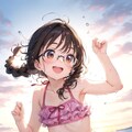 浜辺でもお疲れ委員長ちゃん 7枚目