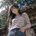 デニムパンツの会社員ちゃん 2枚目