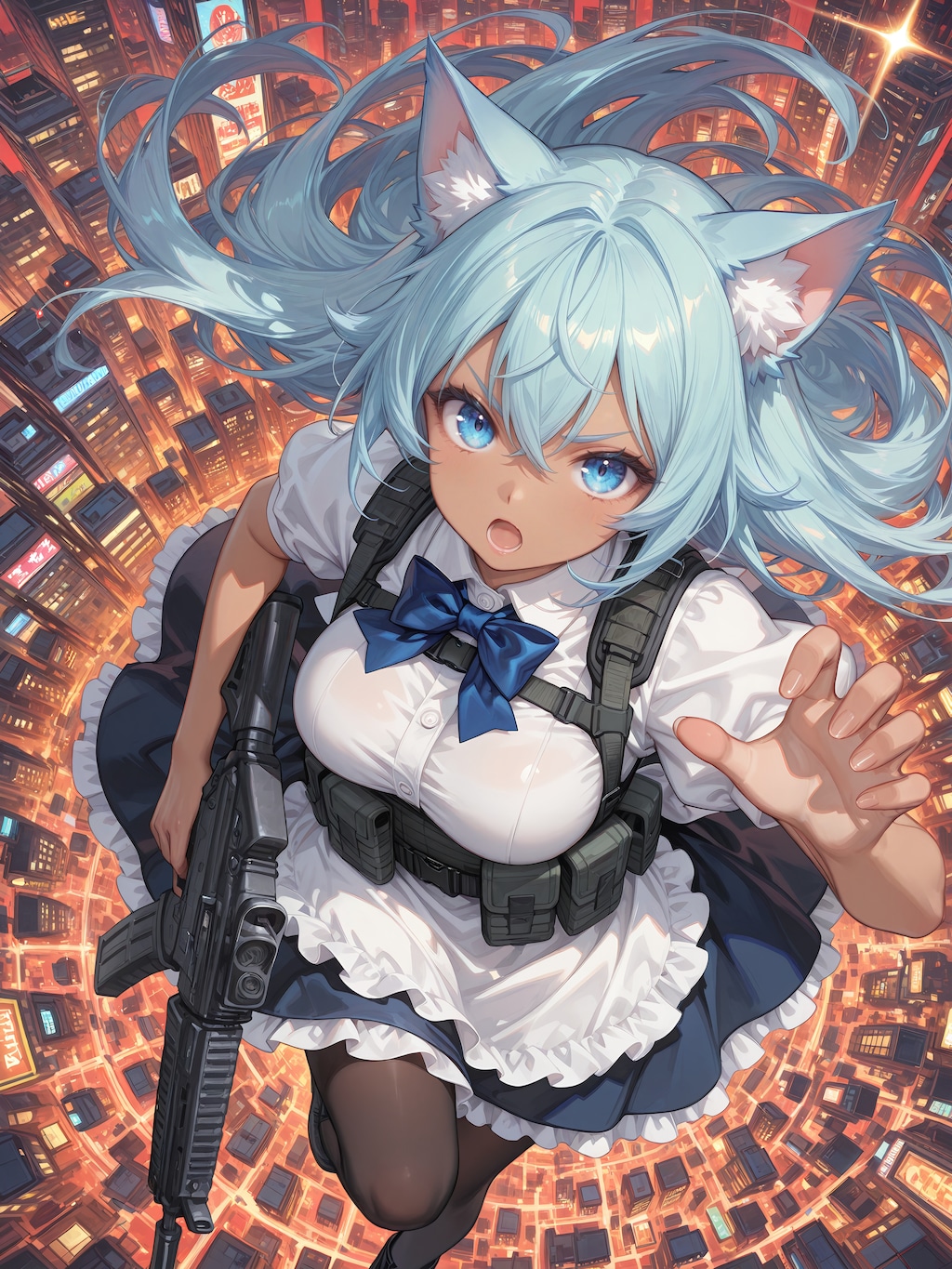 ネコ耳メイド防衛隊 -アオ-