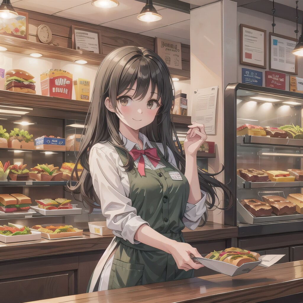 黒髪ロングでクルーの少女１１