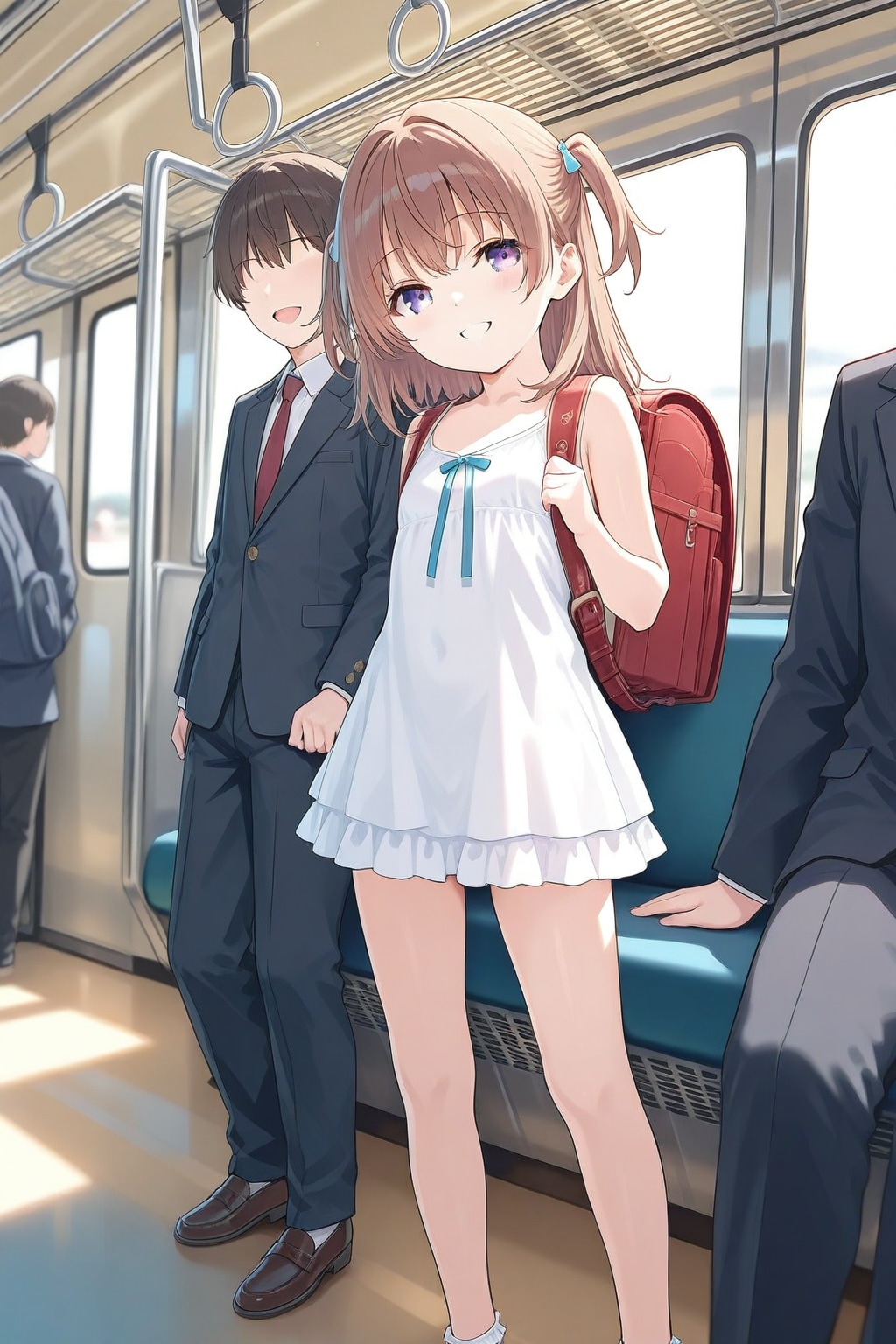 ユニコで電車通学 | の人気AIイラスト・グラビア