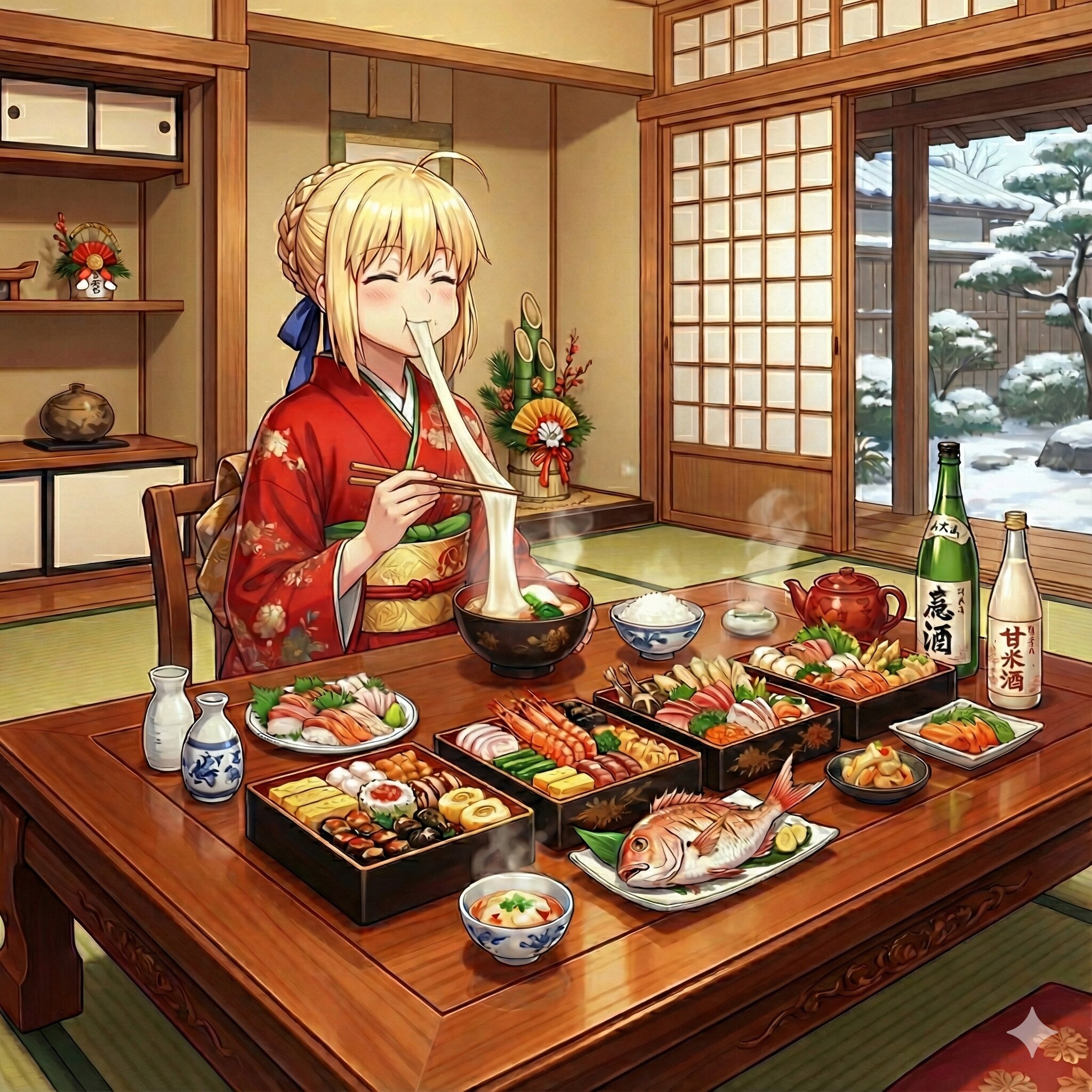 食いしん坊な騎士王２ | の人気AIイラスト・グラビア