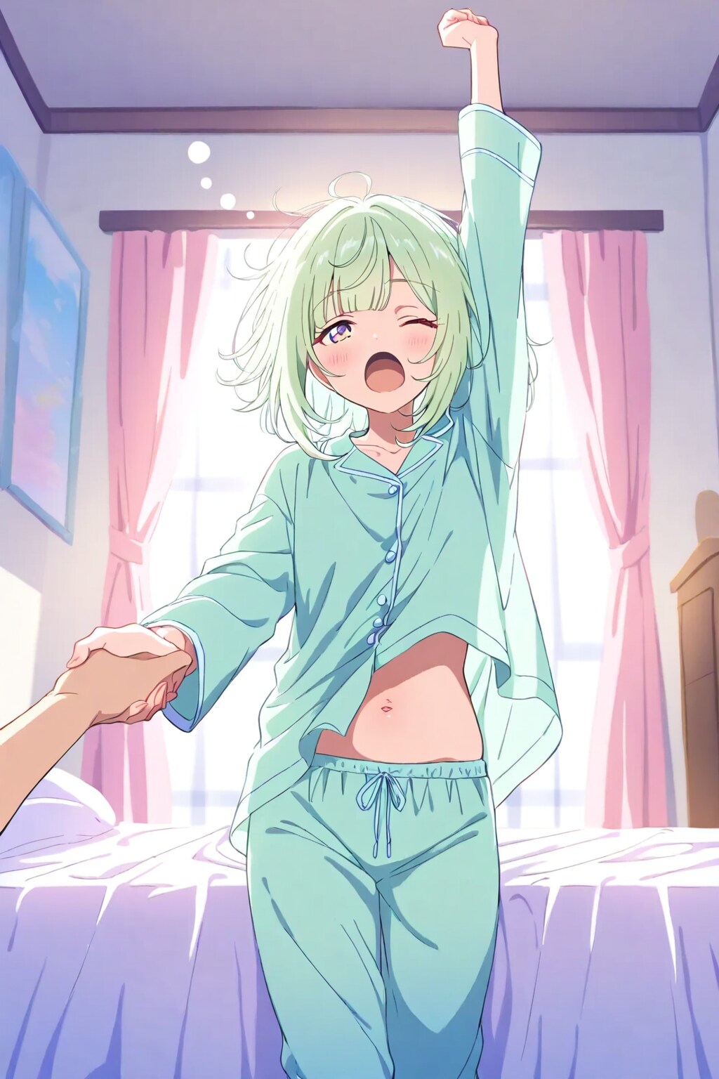もう起きる時間だよ