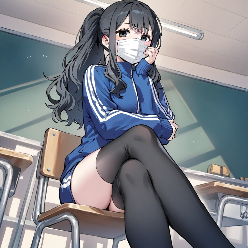 ニーハイソックスの女の子２