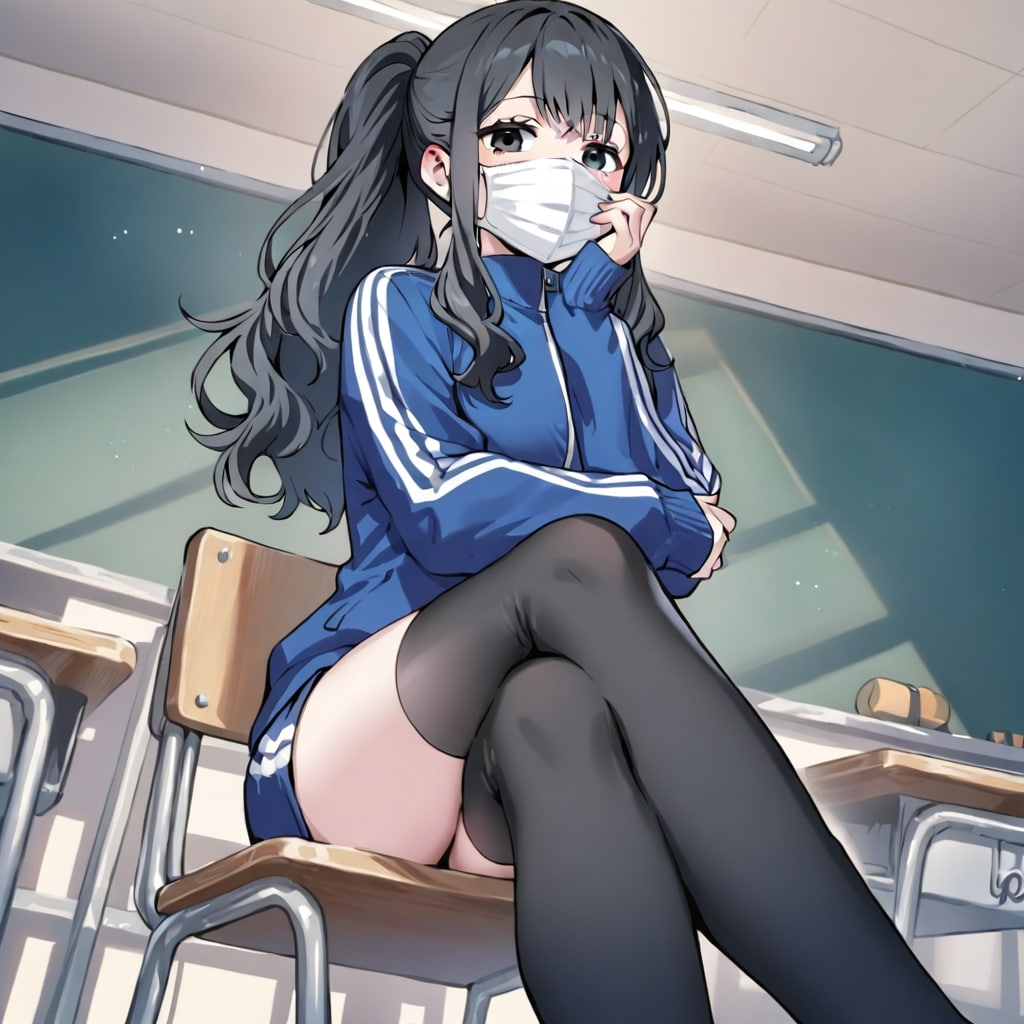ニーハイソックスの女の子２