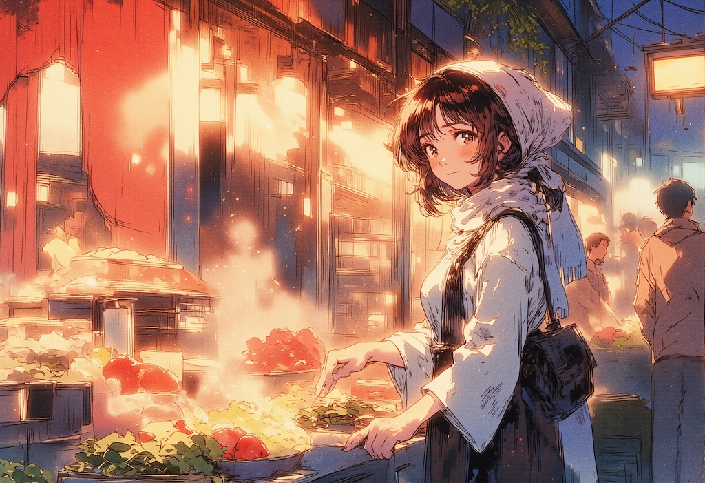 市場の売り子 2