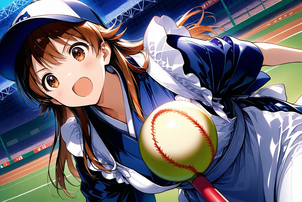 アイドルがノーバン始球式