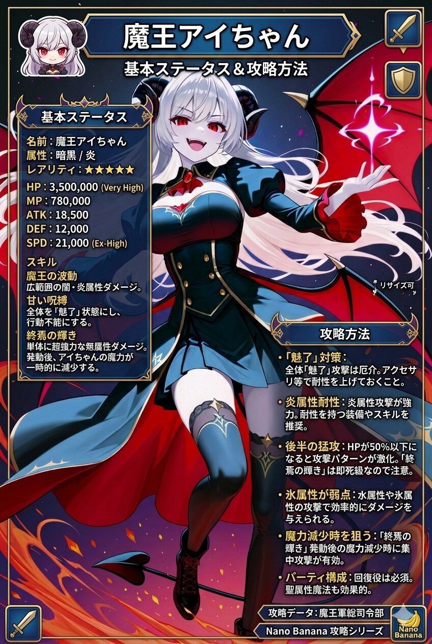 魔王アイちゃん攻略