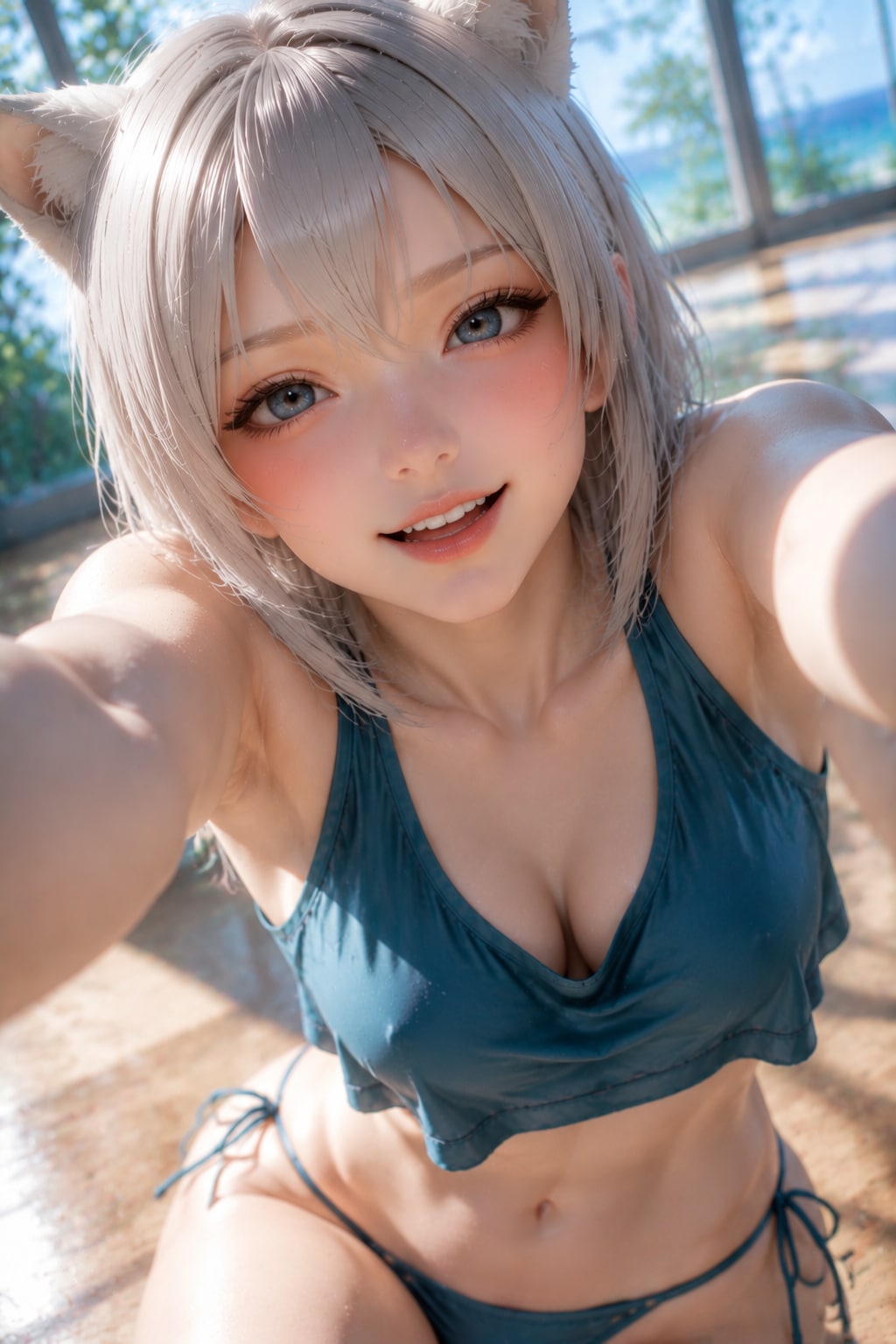 ストレッチ中に告白したら、された！