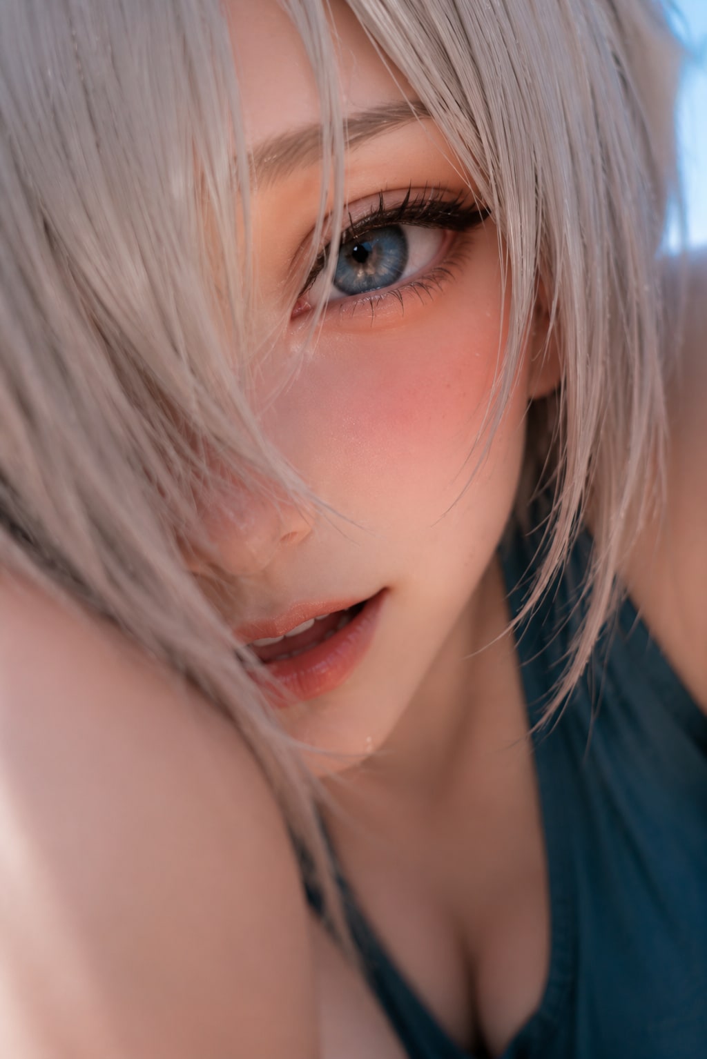 ストレッチ中に告白したら、された！