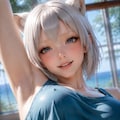 ストレッチ中に告白したら、された！ 4枚目