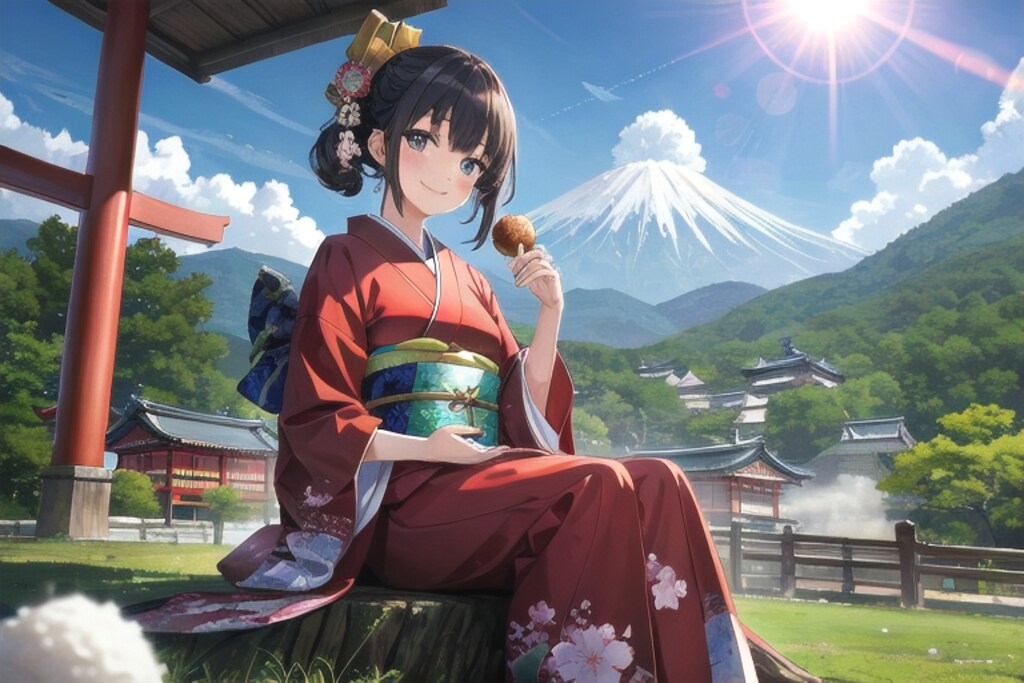 食事は景色の佳いところで