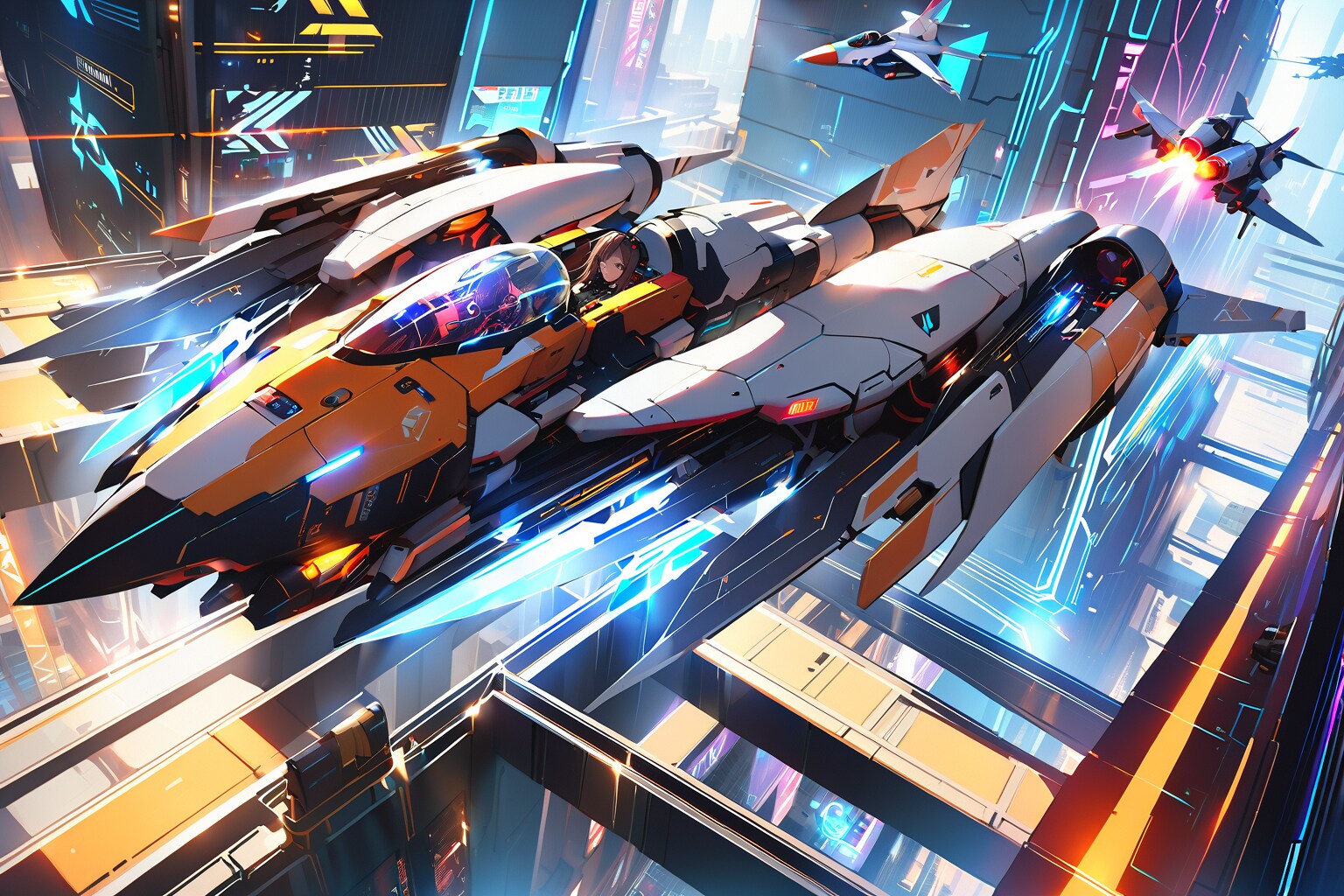 空駆ける電子の鋼翼 | の人気AIイラスト・グラビア